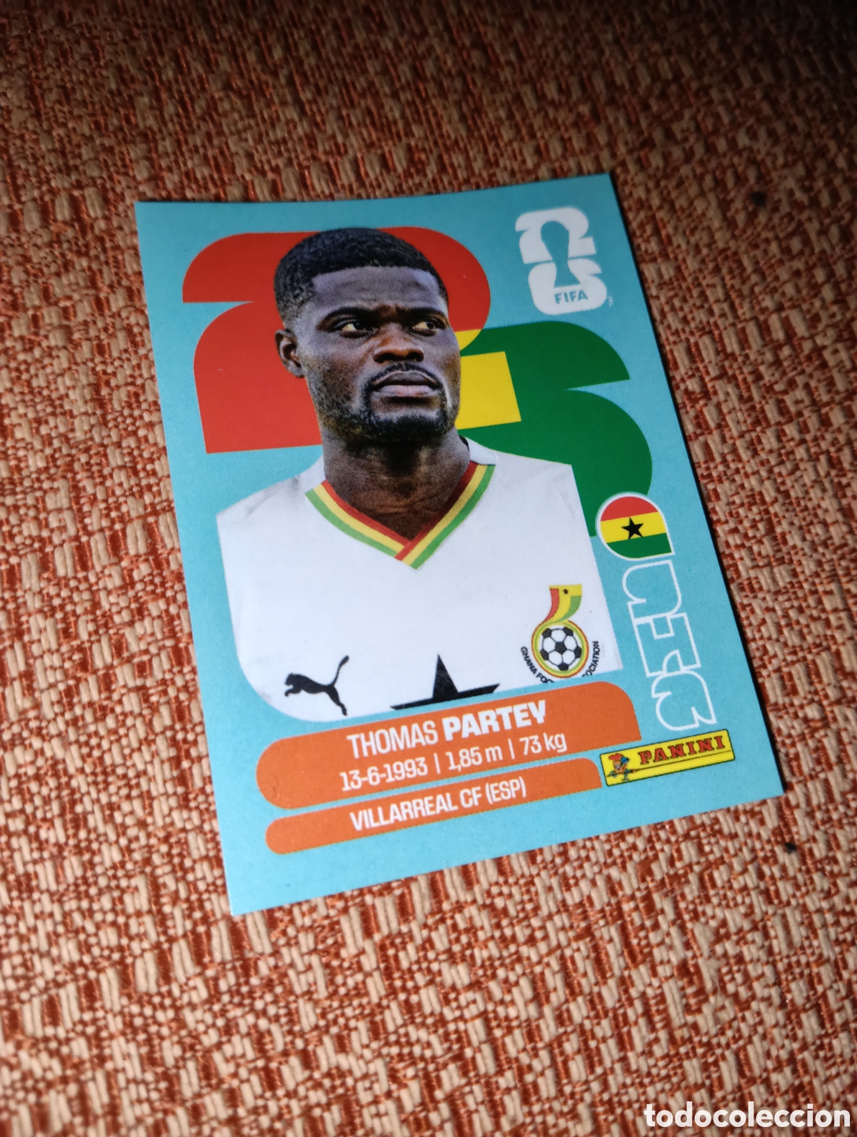 Cromos de f&uacute;tbol: GHA 10 Thomas Partey, Ghana, Panini FIFA World Cup Mundial 2026 Sticker