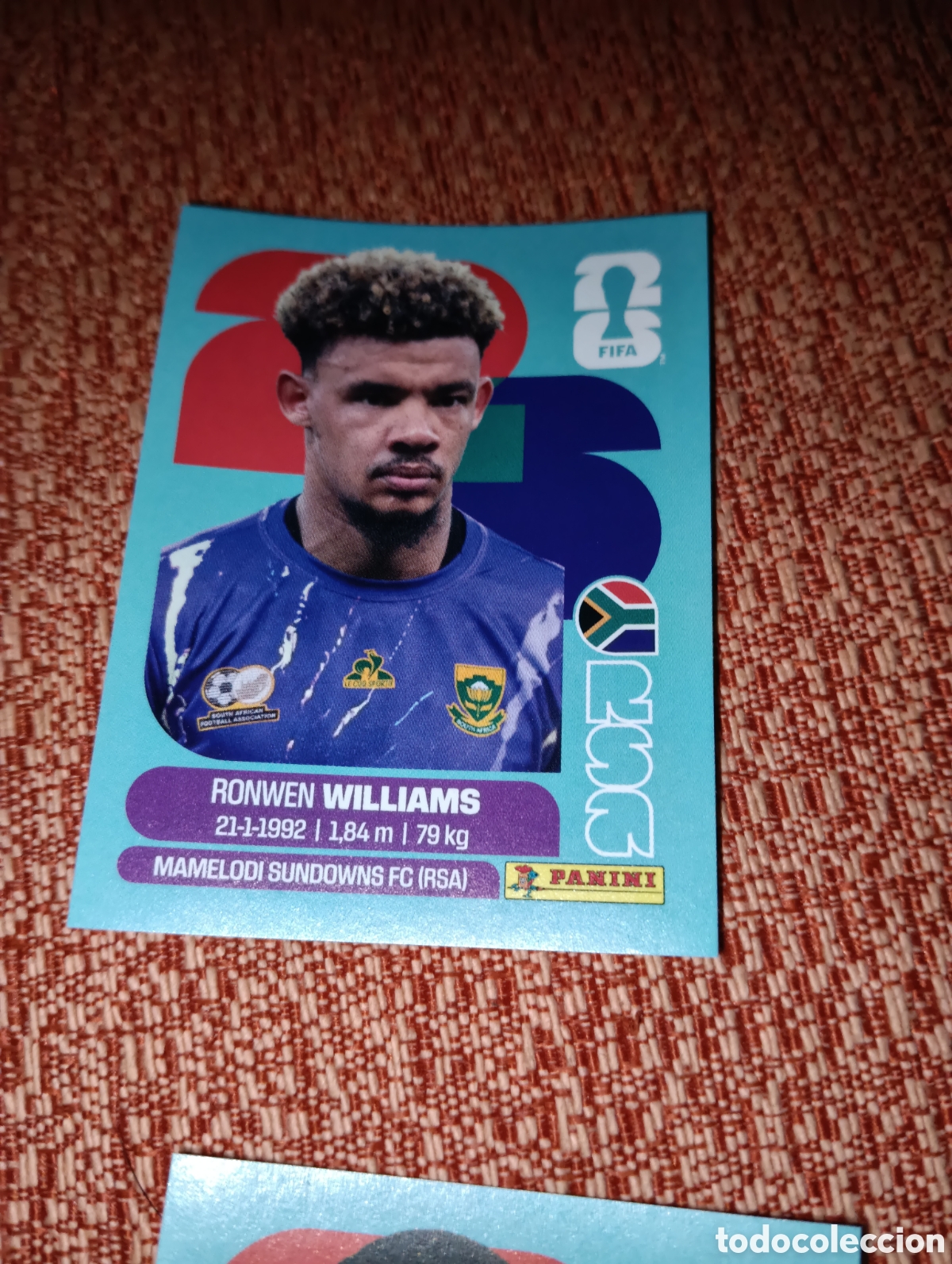 Cromos de f&uacute;tbol: RSA2 RSA2 Ronwen Williams Sud&aacute;frica Sticker Cromo FIFA World Cup 2026 26 Panini Mundial