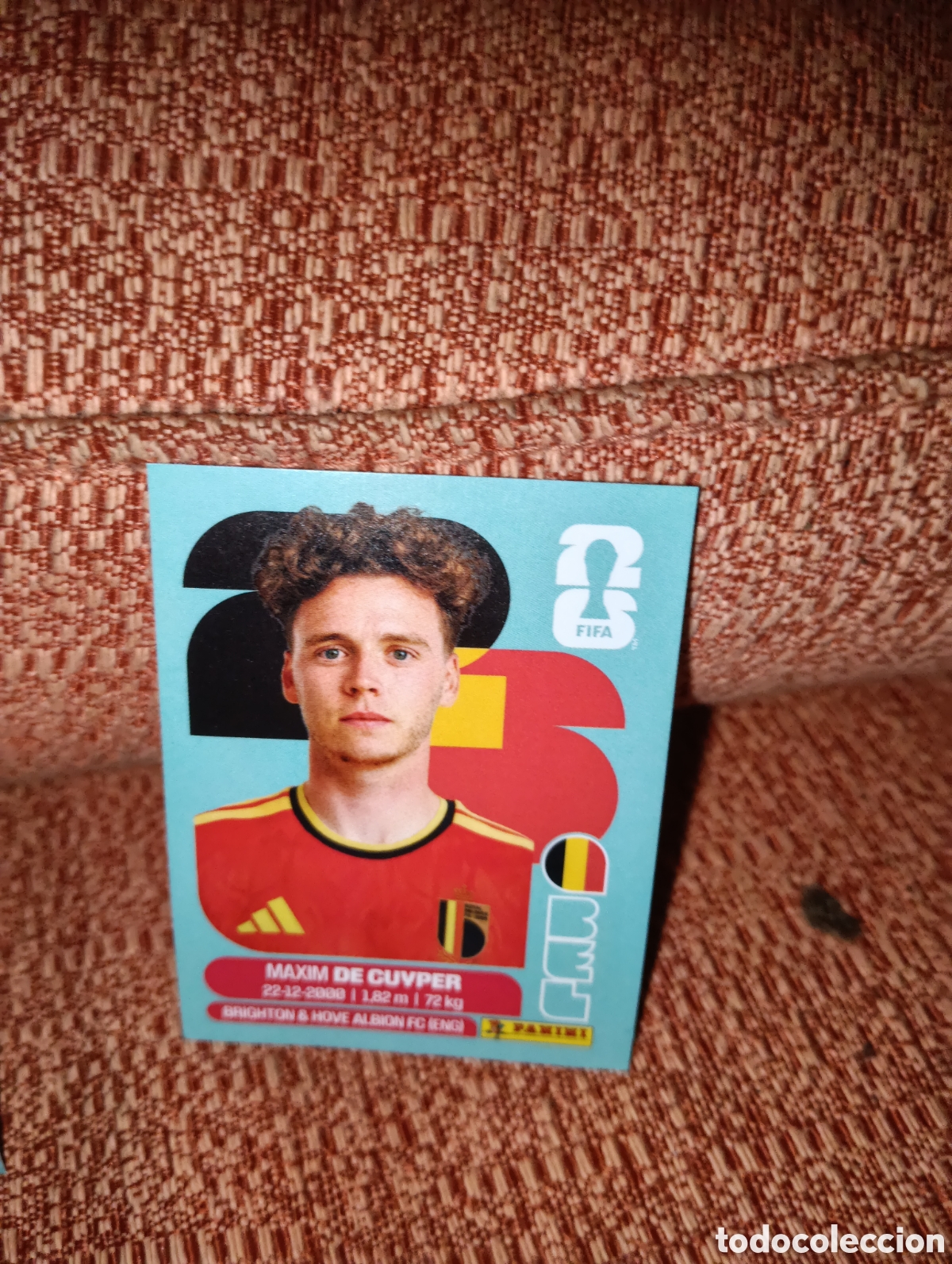 Cromos de f&uacute;tbol: BEL 7 BEL7 MAXIM DE CUYPER BELGICA ⚽ PANINI FIFA MUNDIAL WORLD CUP 26 2026 STICKER ⚽