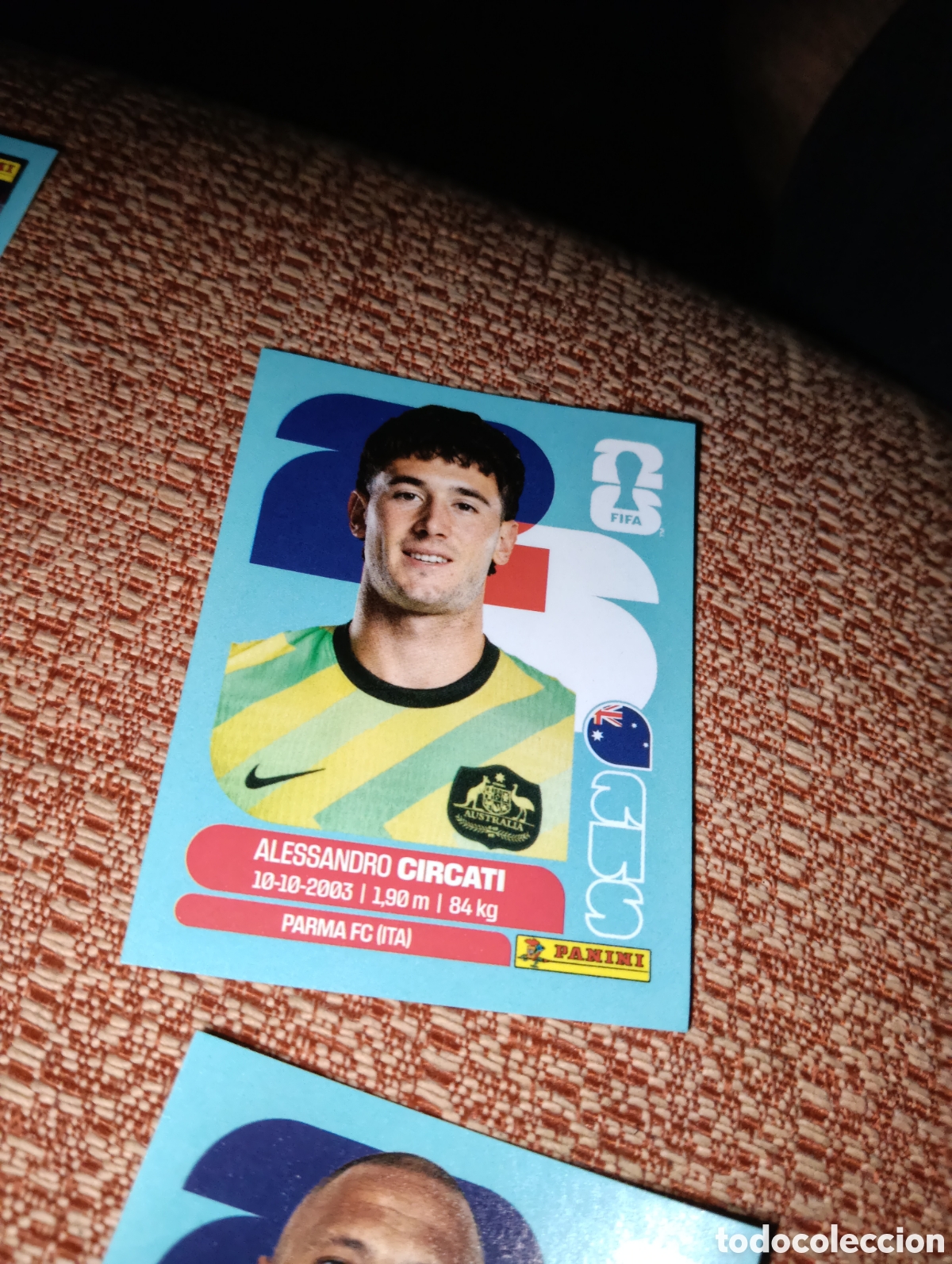 Cromos de f&uacute;tbol: B18 AUS5 ALESSANDRO CIRCATI 5 AUSTRALIA AUS MUNDIAL FIFA WORLD CUP 2026 STICKER PANINI