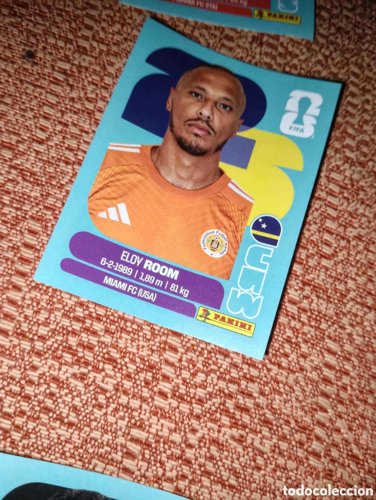 Cromos de f&uacute;tbol: B19 CUW 2 CUW2 ELOY ROOM CURACAO MUNDIAL FIFA WORLD CUP 2026 STICKER PANINI