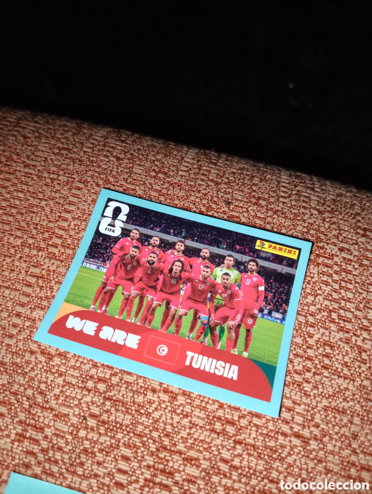 Cromos de f&uacute;tbol: Fifa World Cup 26 Mundial 2026 TUN 13 Tunez Foto de Equipo Plantilla Alineaci&oacute;n