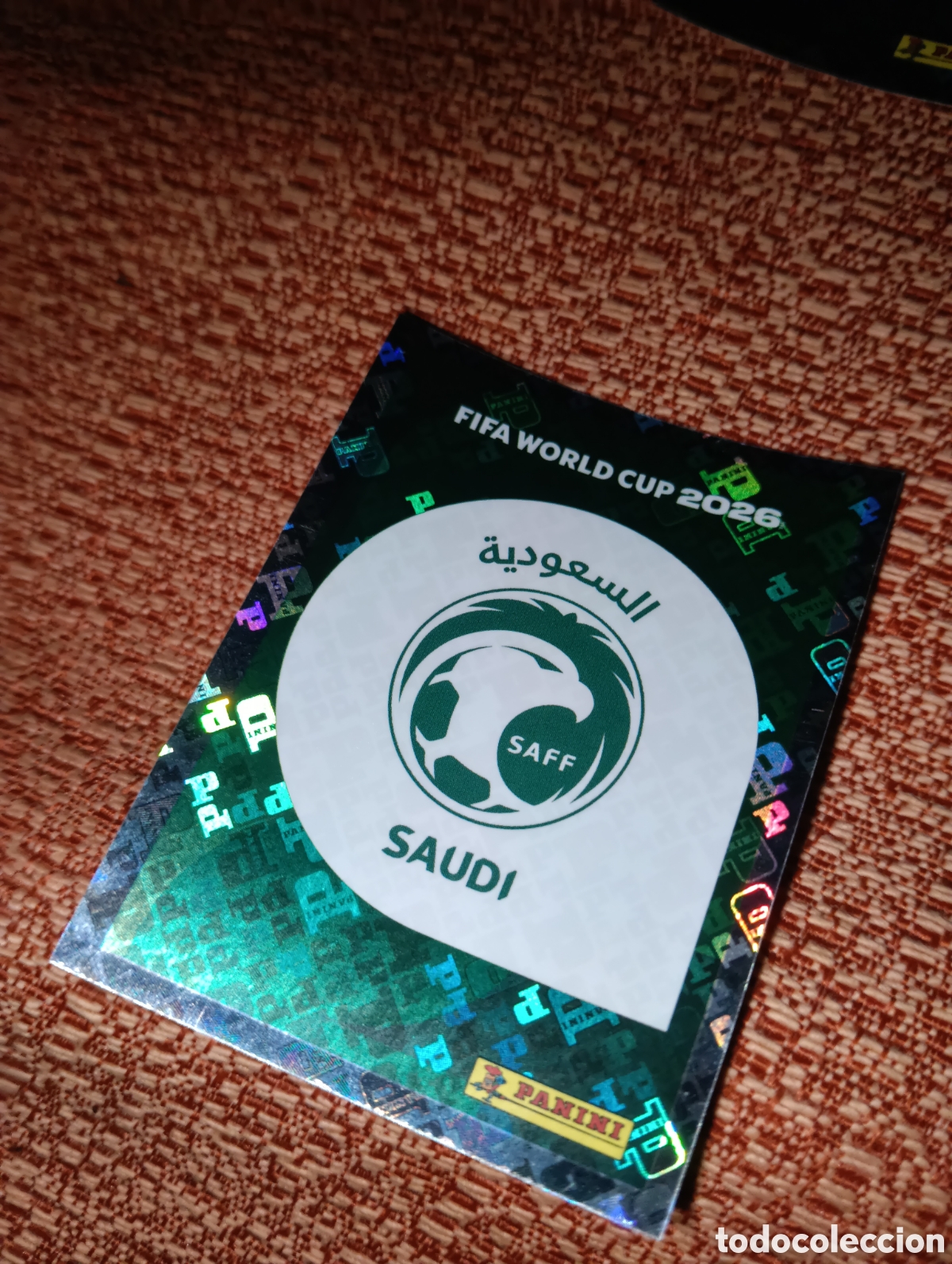 Cromos de f&uacute;tbol: KSA 1 KSA1 ESCUDO ARABIA SAUDI ⚽ PANINI FIFA MUNDIAL WORLD CUP 26 2026 STICKER ⚽