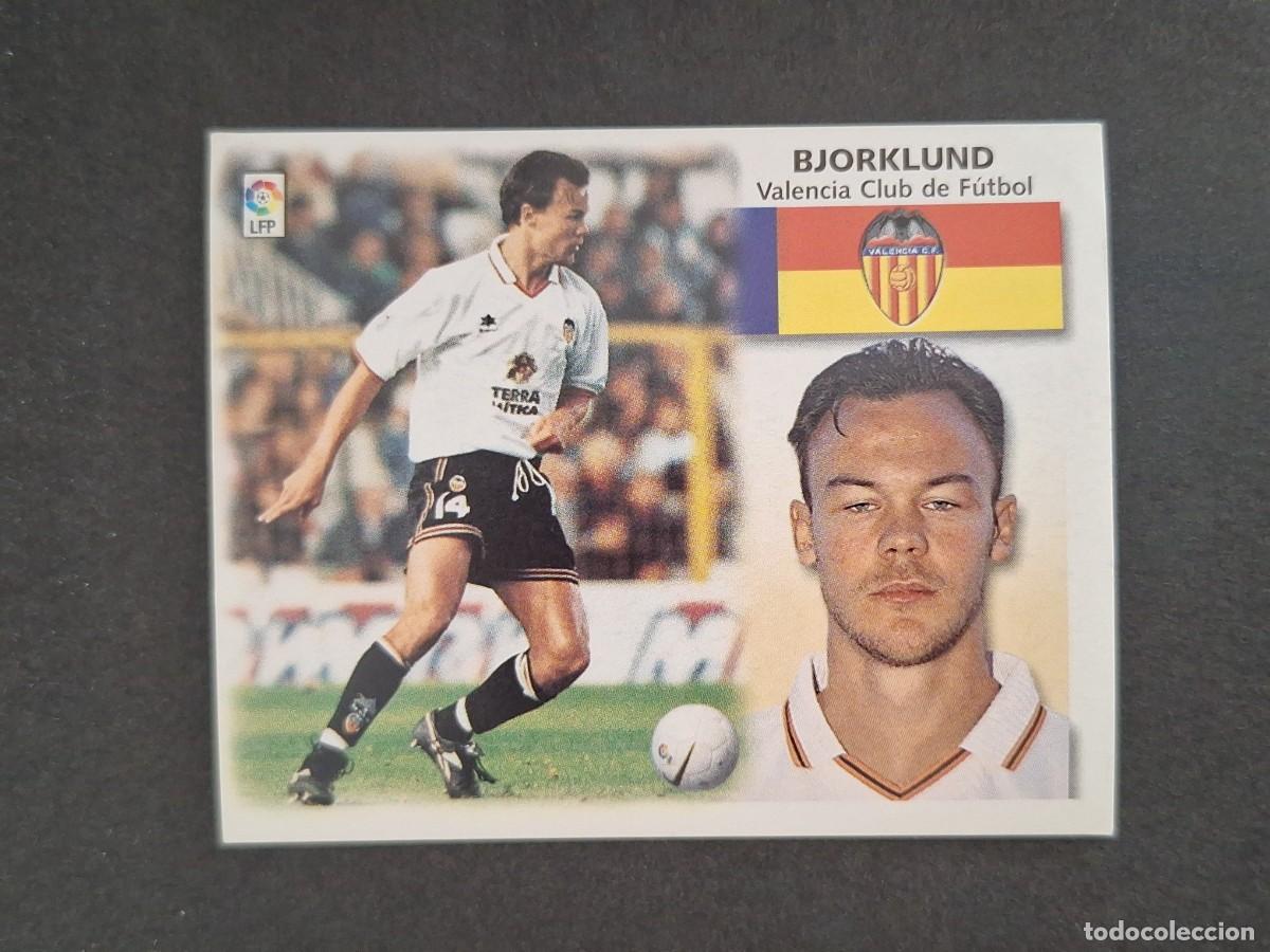 Cromos de Futebol: L4 BJORKLUND VALENCIA C. F. LIGA ESTE 1999 2000 99 00 NUNCA PEGADO SIN PEGAR