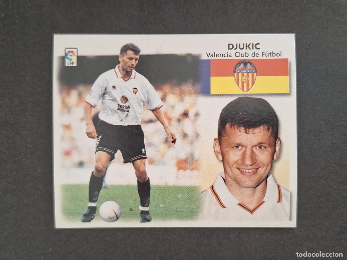 Cromos de Futebol: L4 DJUKIC VALENCIA C. F. LIGA ESTE 1999 2000 99 00 NUNCA PEGADO SIN PEGAR