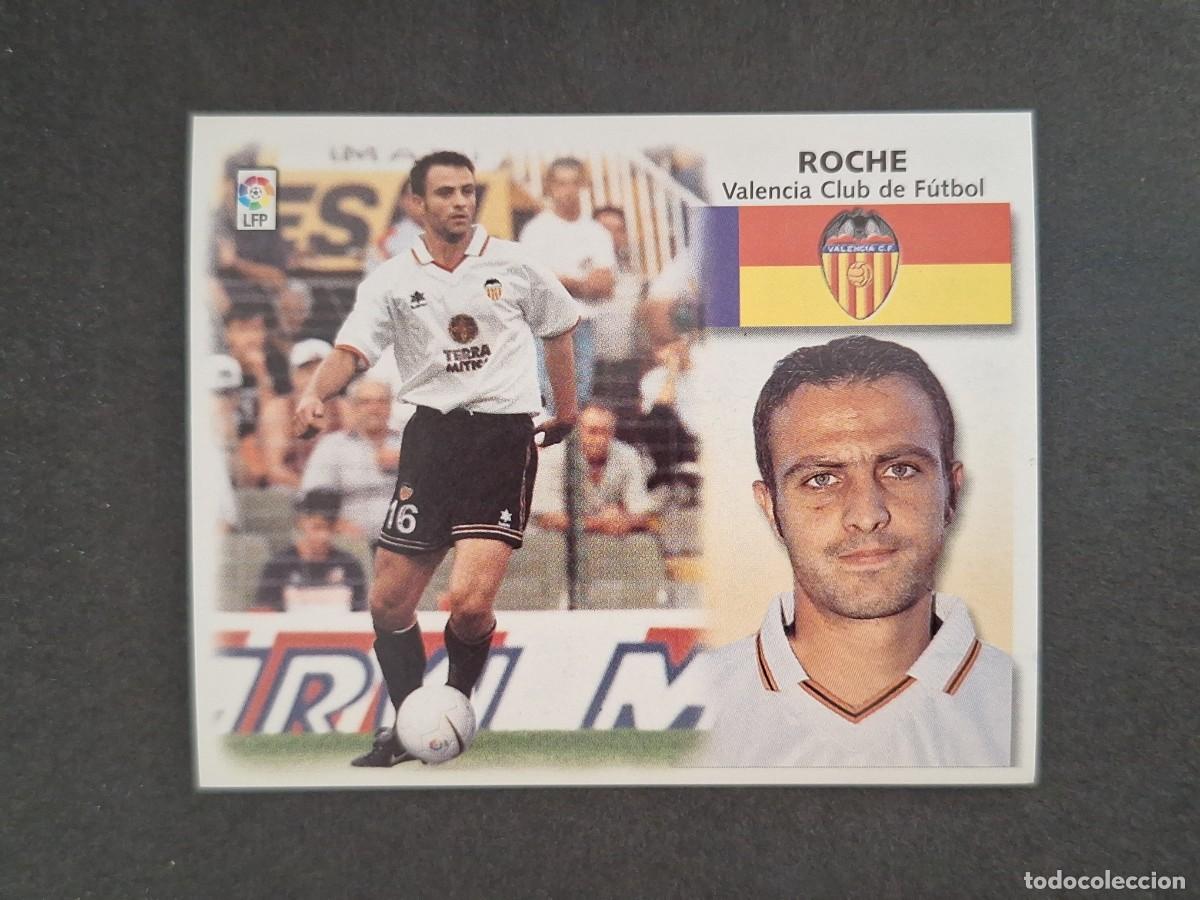 Cromos de Futebol: L4 ROCHE VALENCIA C. F. LIGA ESTE 1999 2000 99 00 NUNCA PEGADO SIN PEGAR