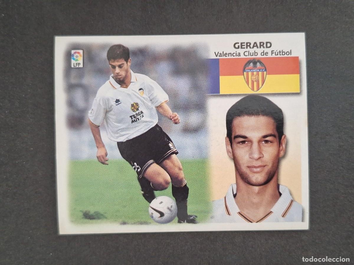 Cromos de Futebol: L4 GERARD VALENCIA C. F. LIGA ESTE 1999 2000 99 00 NUNCA PEGADO SIN PEGAR