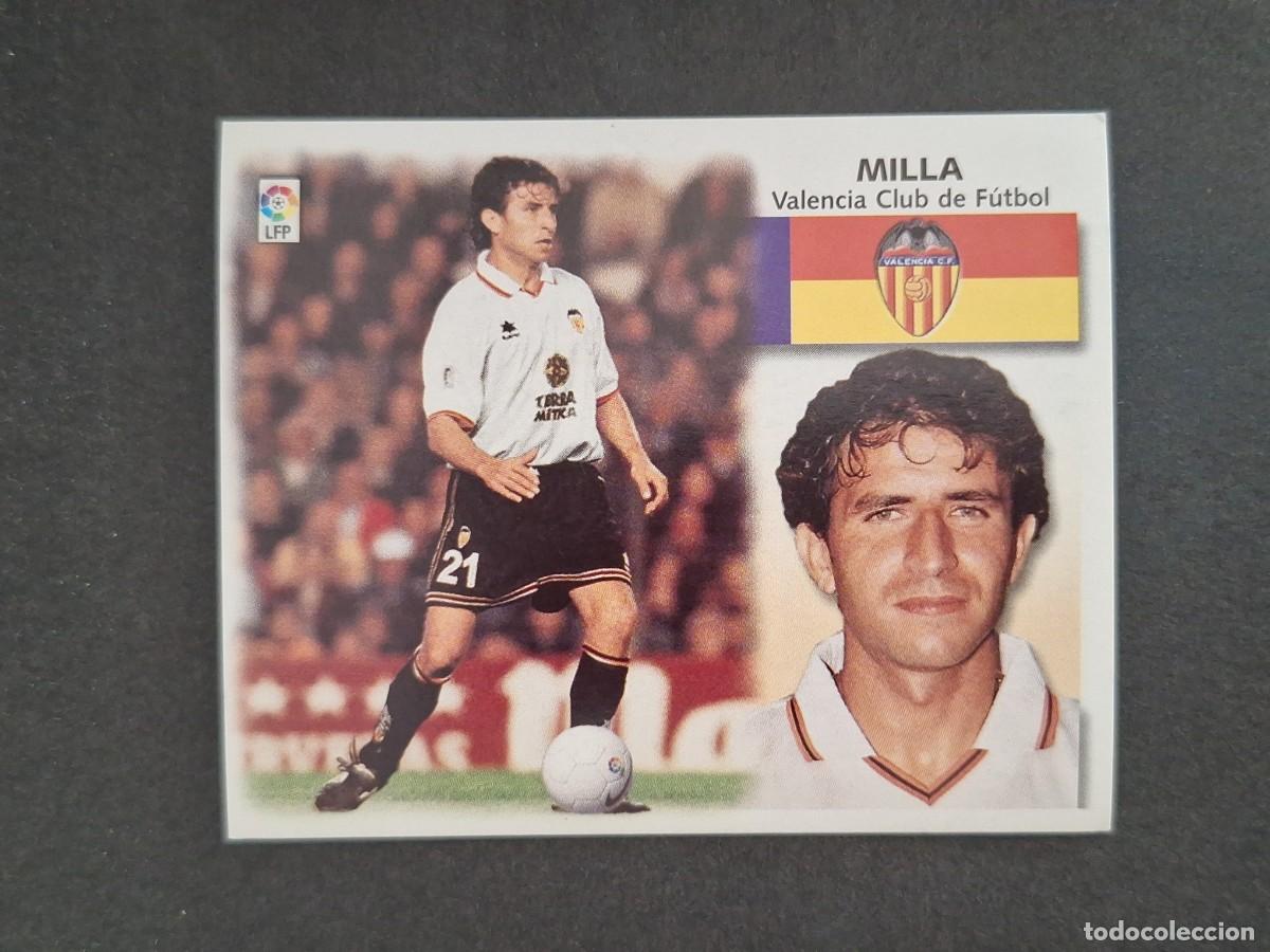 Cromos de Futebol: L4 MILLA VALENCIA C. F. LIGA ESTE 1999 2000 99 00 NUNCA PEGADO SIN PEGAR