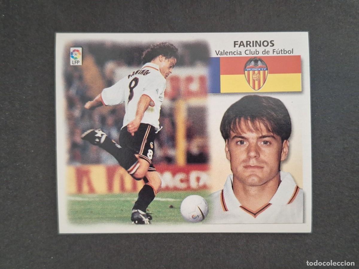 Cromos de Futebol: L4 FARINOS VALENCIA C. F. LIGA ESTE 1999 2000 99 00 NUNCA PEGADO SIN PEGAR