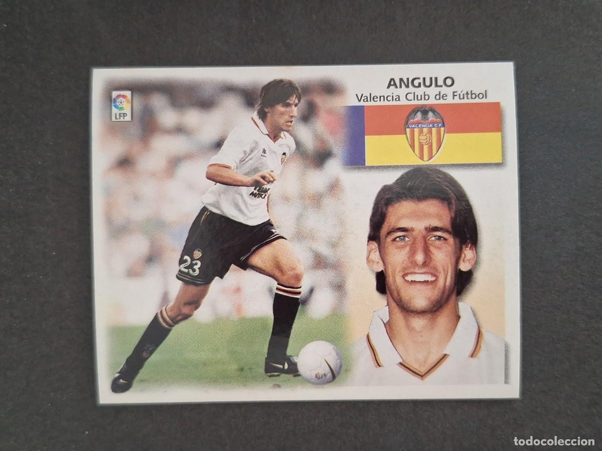 Fu&szlig;ball-Sticker: L4 ANGULO VALENCIA C. F. LIGA ESTE 1999 2000 99 00 NUNCA PEGADO SIN PEGAR