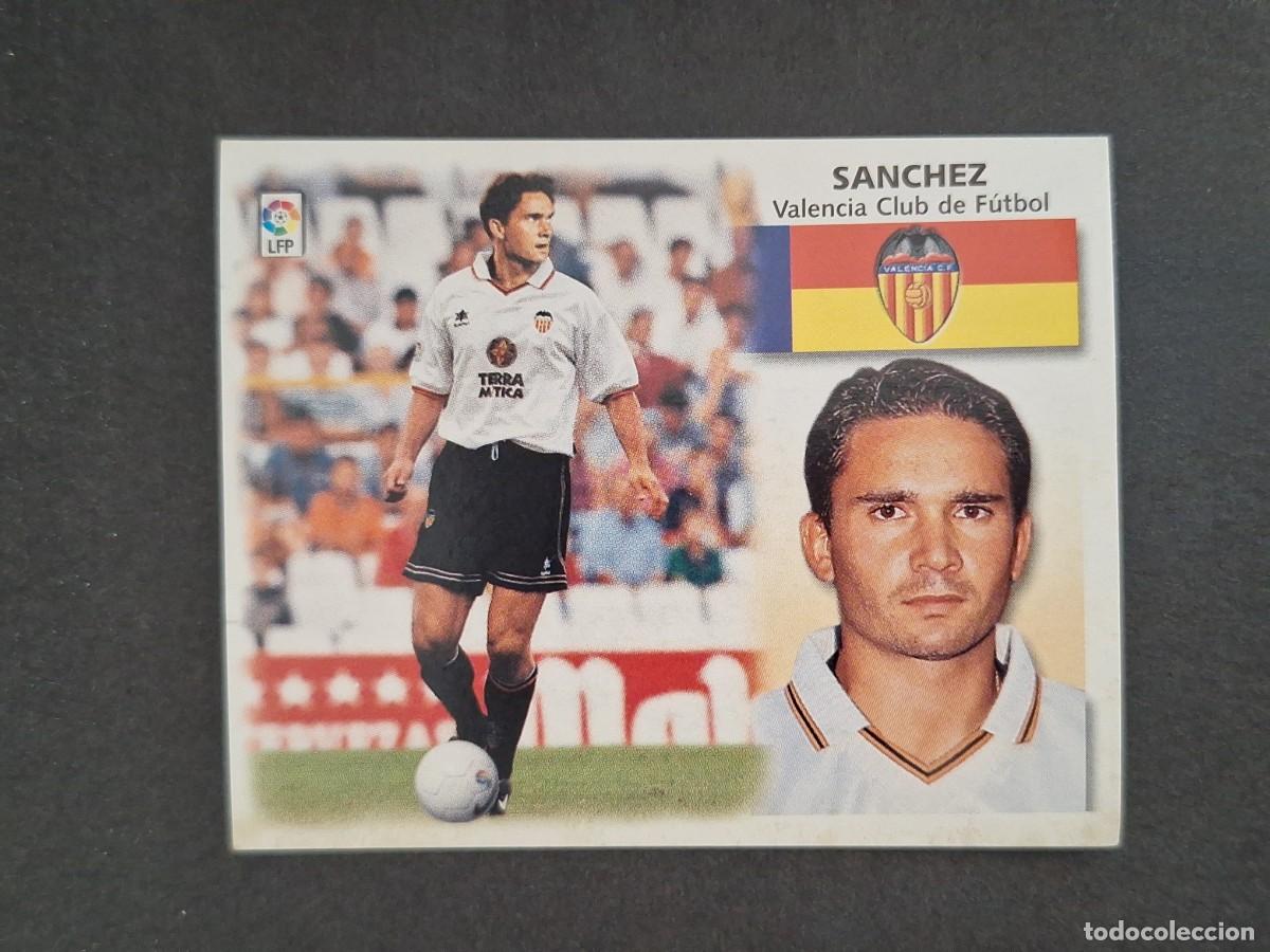 Fu&szlig;ball-Sticker: L4 SANCHEZ VALENCIA C. F. LIGA ESTE 1999 2000 99 00 NUNCA PEGADO SIN PEGAR