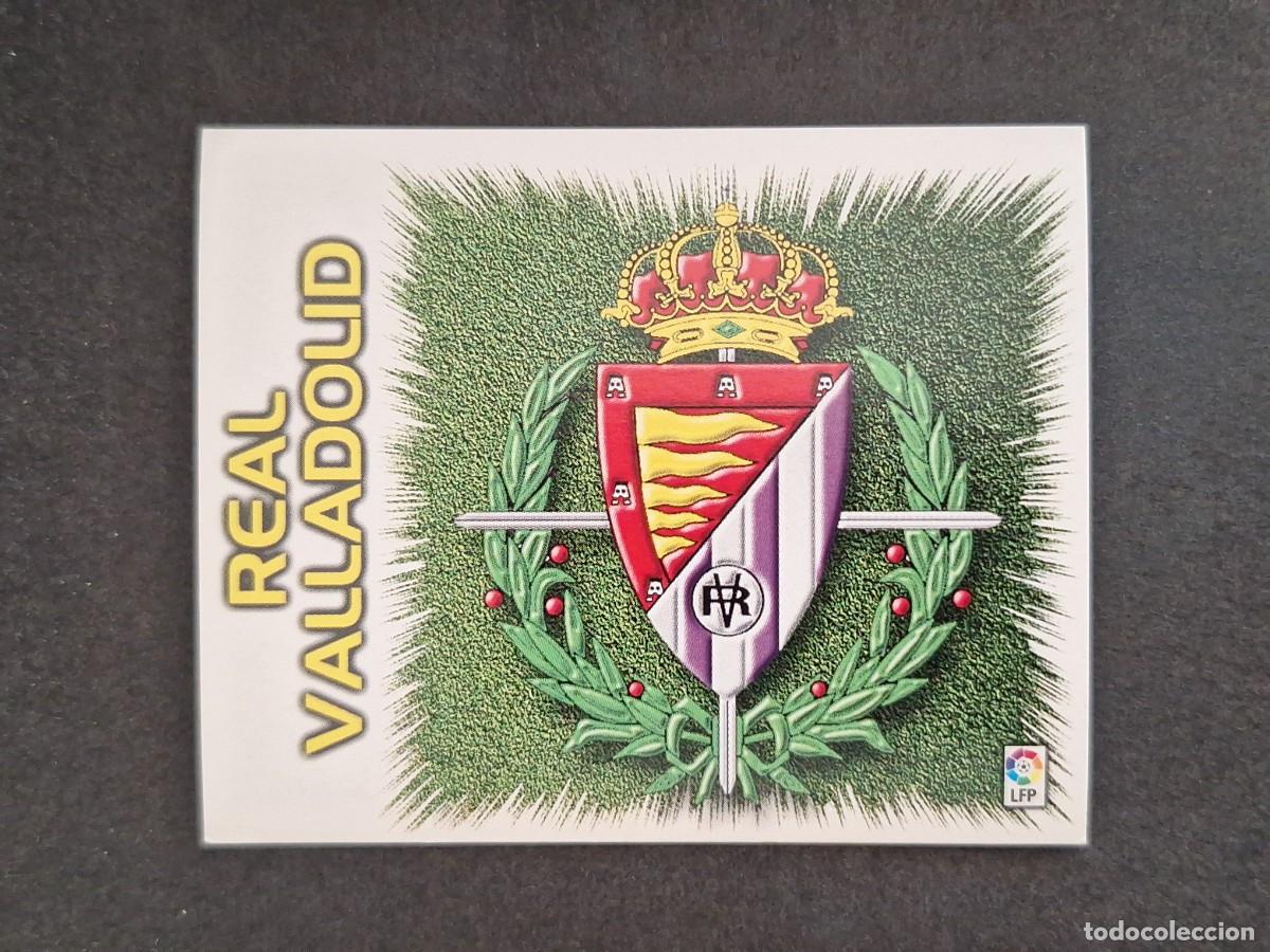Fu&szlig;ball-Sticker: L4 ESCUDO REAL VALLADOLID LIGA ESTE 1999 2000 99 00 NUNCA PEGADO SIN PEGAR