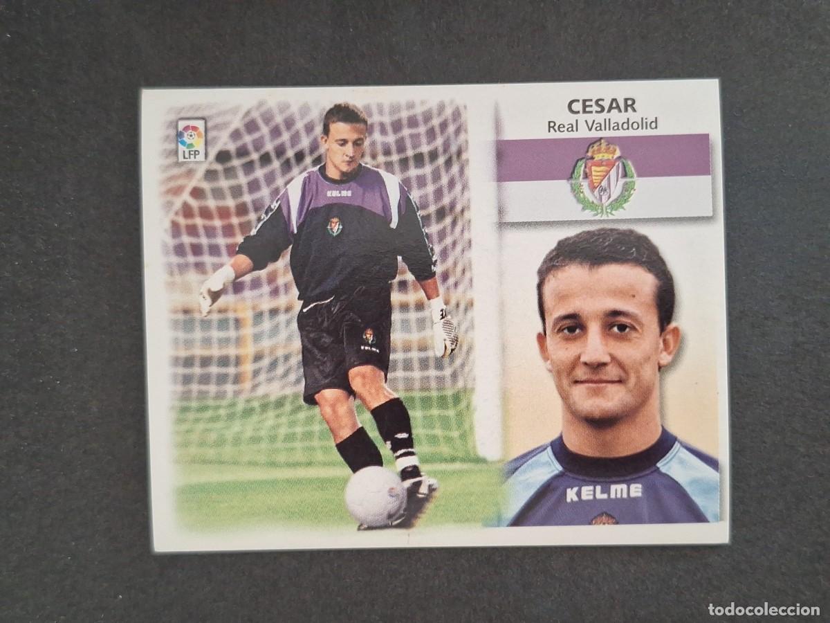 Fu&szlig;ball-Sticker: L4 CESAR REAL VALLADOLID LIGA ESTE 1999 2000 99 00 NUNCA PEGADO SIN PEGAR