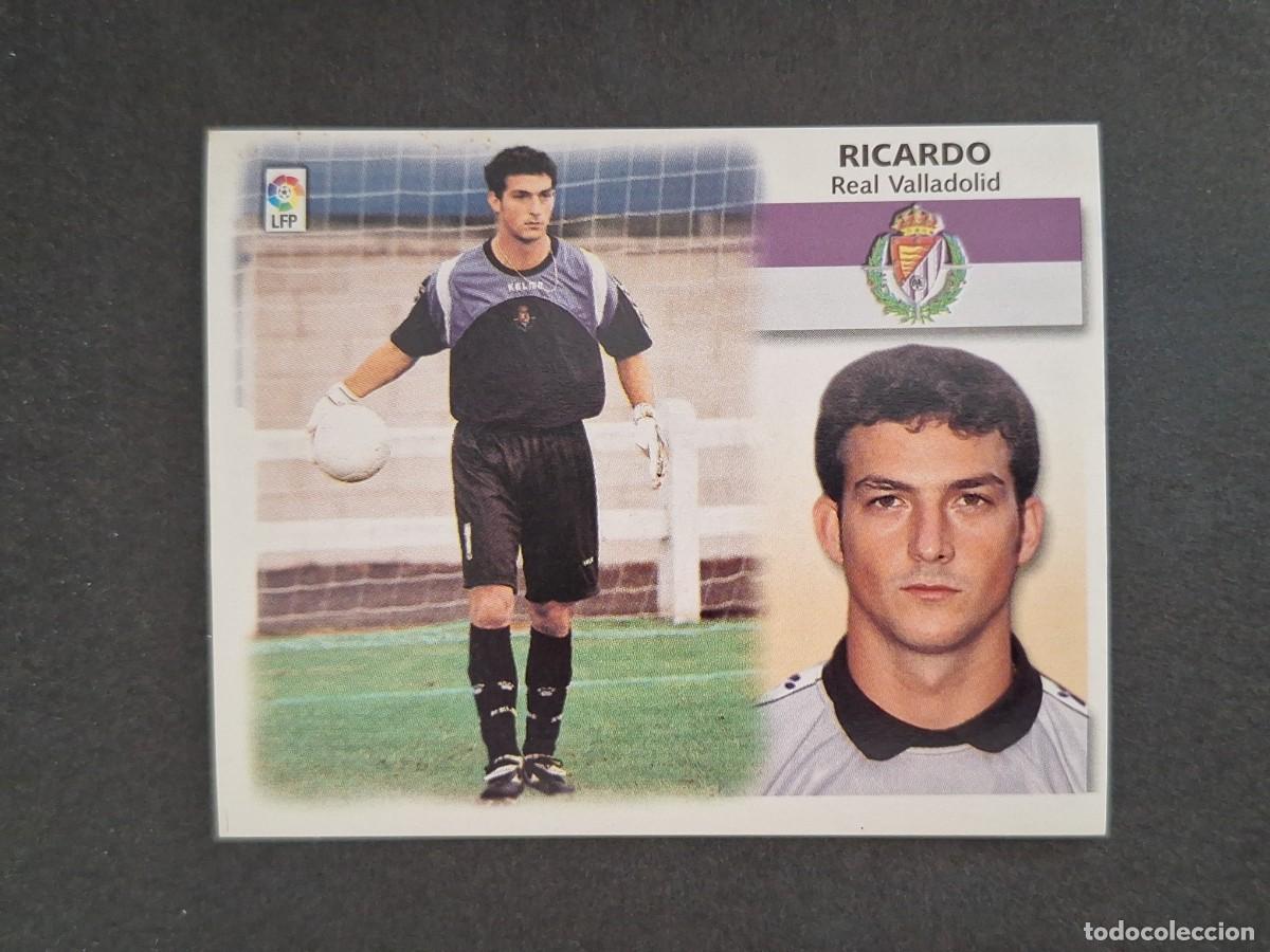 Fu&szlig;ball-Sticker: L4 RICARDO REAL VALLADOLID LIGA ESTE 1999 2000 99 00 NUNCA PEGADO SIN PEGAR