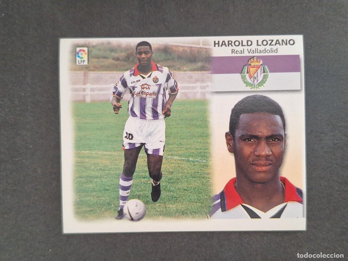 Cromos de f&uacute;tbol: L4 HAROLD LOZANO REAL VALLADOLID LIGA ESTE 1999 2000 99 00 NUNCA PEGADO SIN PEGAR