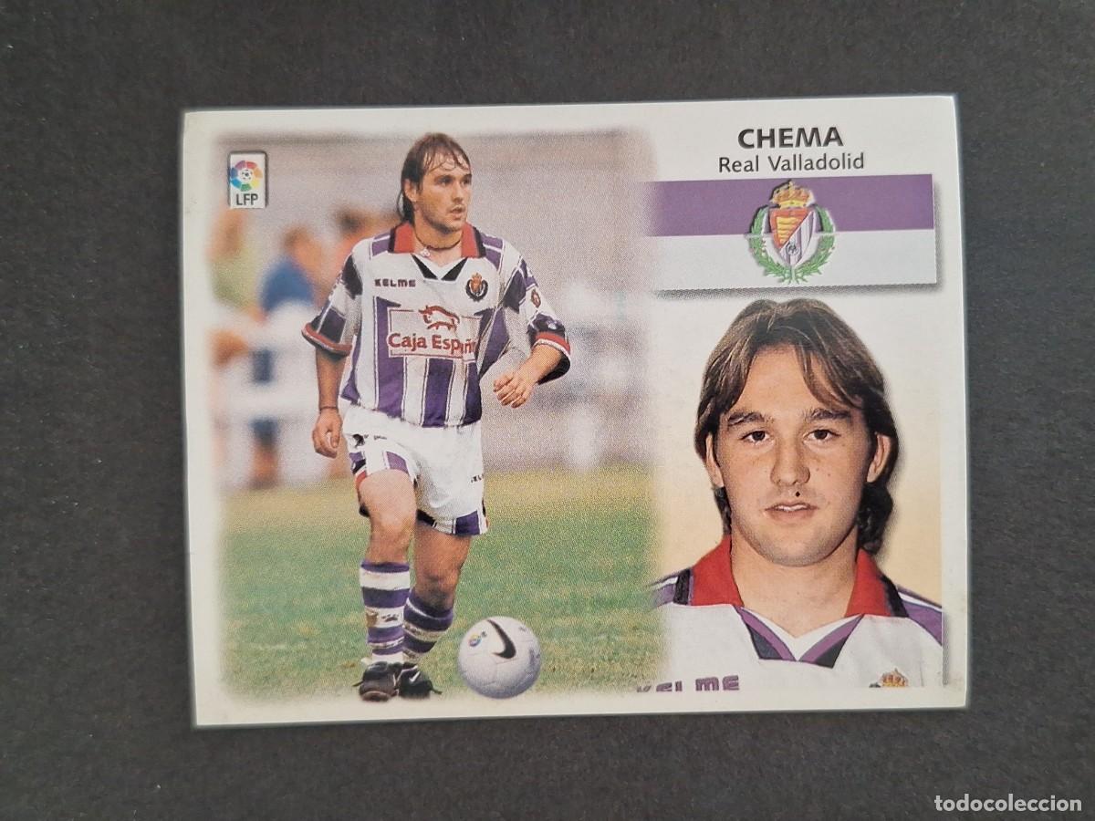 Cromos de f&uacute;tbol: L4 CHEMA REAL VALLADOLID LIGA ESTE 1999 2000 99 00 NUNCA PEGADO SIN PEGAR