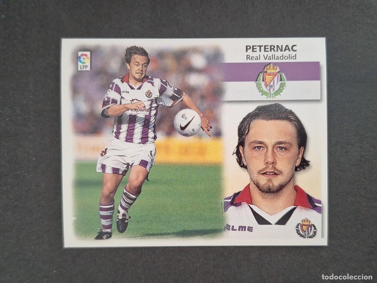 Cromos de f&uacute;tbol: L4 PETERNAC REAL VALLADOLID LIGA ESTE 1999 2000 99 00 NUNCA PEGADO SIN PEGAR