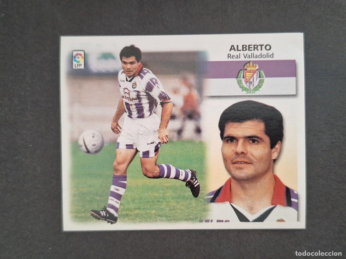 Cromos de f&uacute;tbol: L4 ALBERTO REAL VALLADOLID LIGA ESTE 1999 2000 99 00 NUNCA PEGADO SIN PEGAR