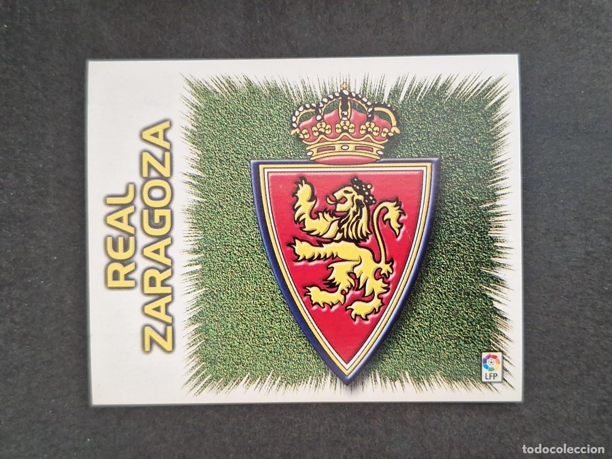 Cromos de f&uacute;tbol: L4 ESCUDO REAL ZARAGOZA LIGA ESTE 1999 2000 99 00 NUNCA PEGADO SIN PEGAR