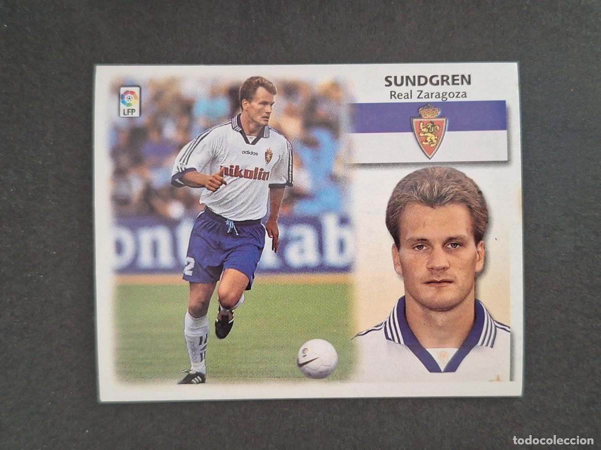 Cromos de f&uacute;tbol: L4 SUNDGREN REAL ZARAGOZA LIGA ESTE 1999 2000 99 00 NUNCA PEGADO SIN PEGAR