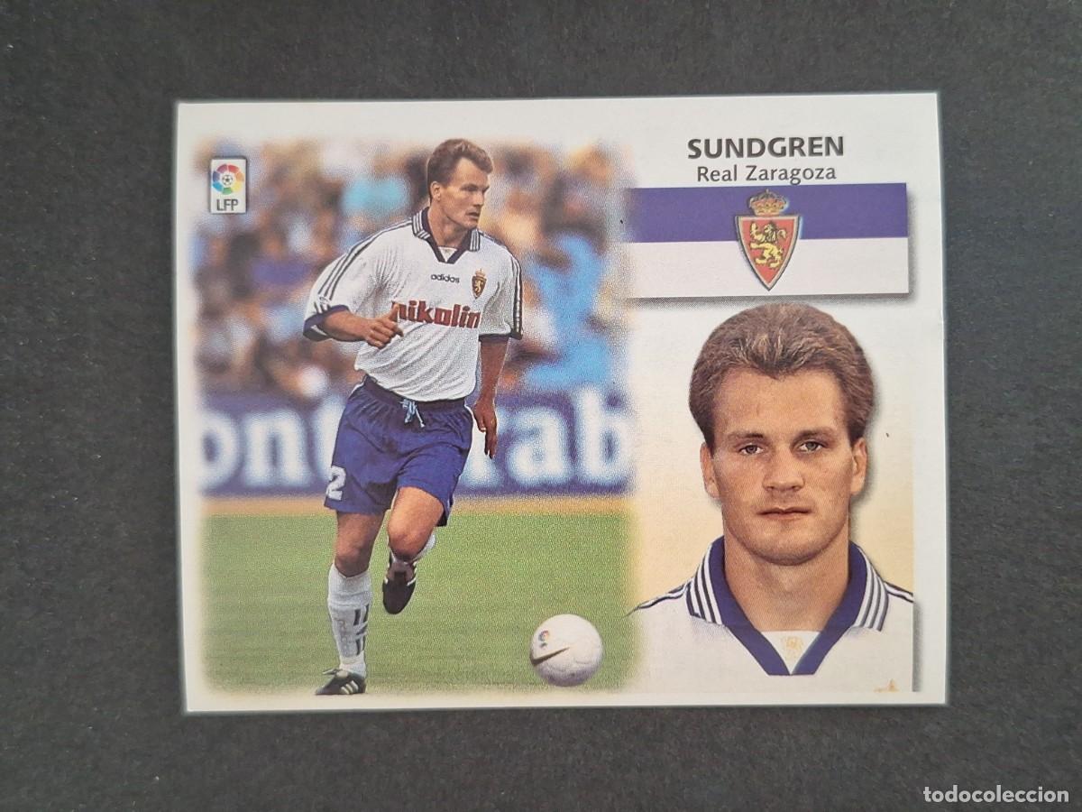 Cromos de f&uacute;tbol: L4 SUNDGREN REAL ZARAGOZA LIGA ESTE 1999 2000 99 00 NUNCA PEGADO SIN PEGAR