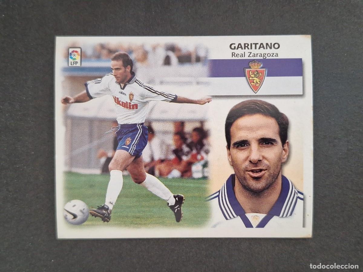 Cromos de f&uacute;tbol: L4 GARITANO REAL ZARAGOZA LIGA ESTE 1999 2000 99 00 NUNCA PEGADO SIN PEGAR