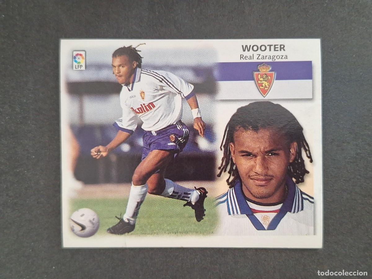 Cromos de f&uacute;tbol: L4 WOOTER REAL ZARAGOZA LIGA ESTE 1999 2000 99 00 NUNCA PEGADO SIN PEGAR