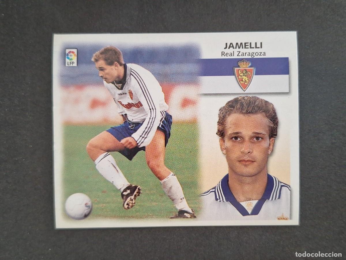 Cromos de f&uacute;tbol: L4 JAMELLI REAL ZARAGOZA LIGA ESTE 1999 2000 99 00 NUNCA PEGADO SIN PEGAR
