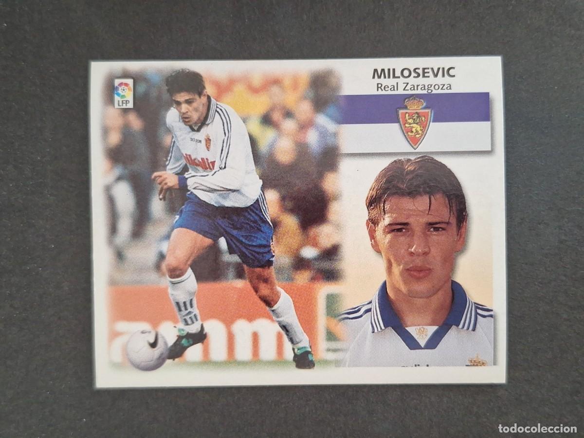 Cromos de f&uacute;tbol: L4 MILOSEVIC REAL ZARAGOZA LIGA ESTE 1999 2000 99 00 NUNCA PEGADO SIN PEGAR