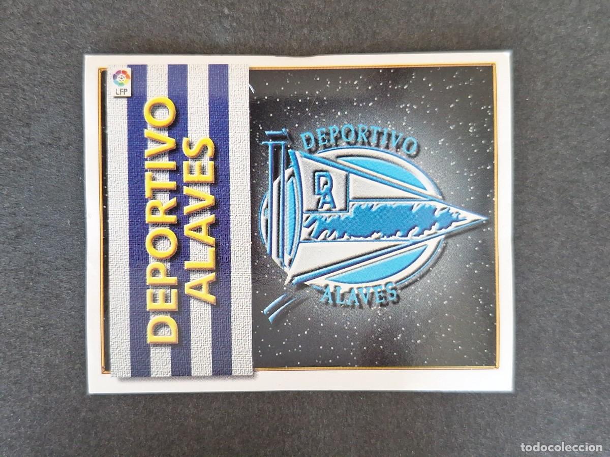 Cromos de f&uacute;tbol: L4 ESCUDO DEPORTIVO ALAVES LIGA ESTE 1998 1999 98 99 NUNCA PEGADO SIN PEGAR