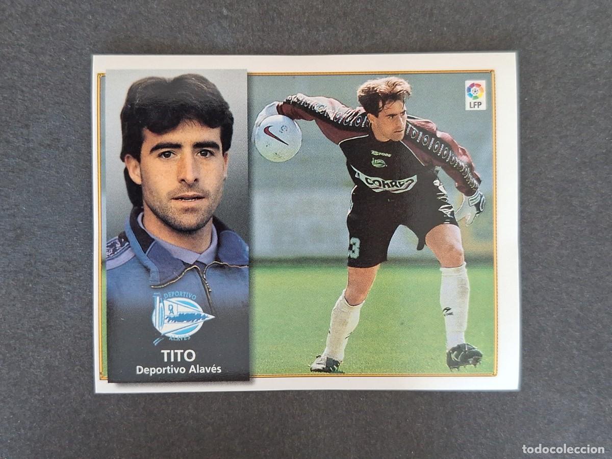 Cromos de f&uacute;tbol: L4 TITO DEPORTIVO ALAVES LIGA ESTE 1998 1999 98 99 NUNCA PEGADO SIN PEGAR