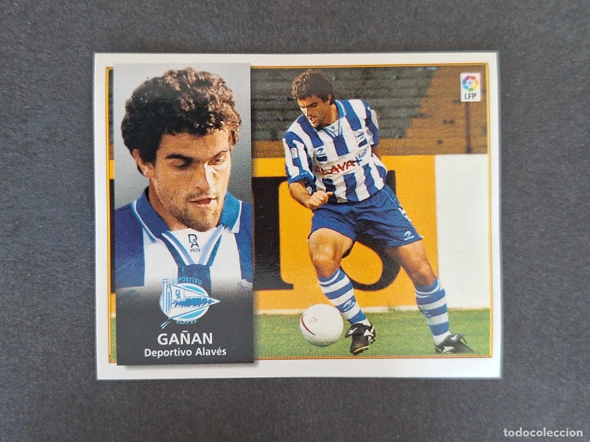 Cromos de f&uacute;tbol: L4 GA&Ntilde;AN DEPORTIVO ALAVES LIGA ESTE 1998 1999 98 99 NUNCA PEGADO SIN PEGAR