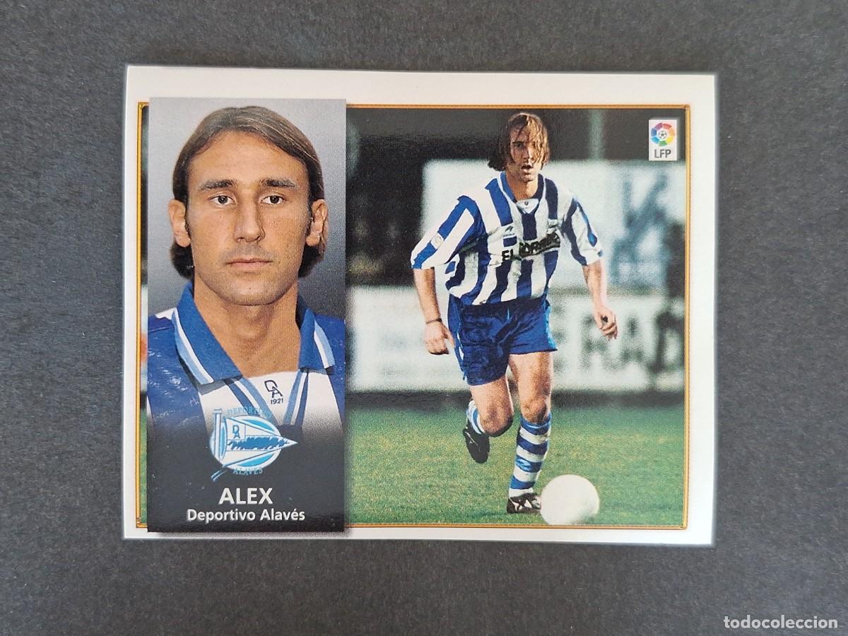 Cromos de f&uacute;tbol: L4 ALEX DEPORTIVO ALAVES LIGA ESTE 1998 1999 98 99 NUNCA PEGADO SIN PEGAR