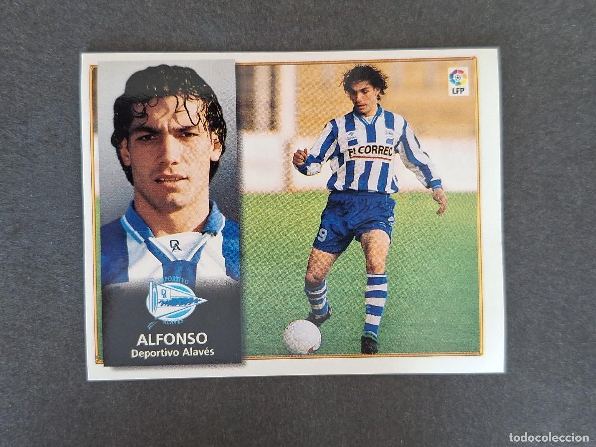 Cromos de f&uacute;tbol: L4 ALFONSO DEPORTIVO ALAVES LIGA ESTE 1998 1999 98 99 NUNCA PEGADO SIN PEGAR