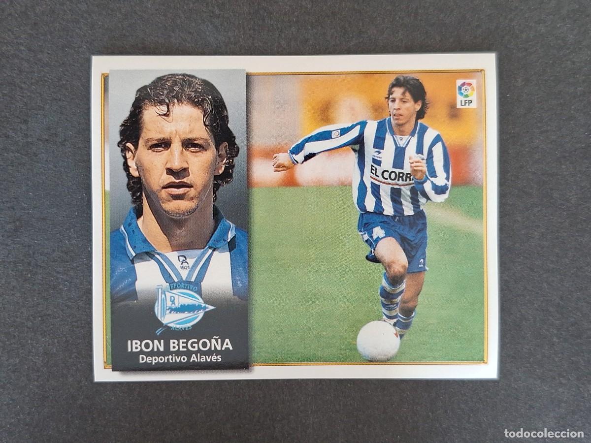 Cromos de f&uacute;tbol: L4 IBON BEGO&Ntilde;A DEPORTIVO ALAVES LIGA ESTE 1998 1999 98 99 NUNCA PEGADO SIN PEGAR