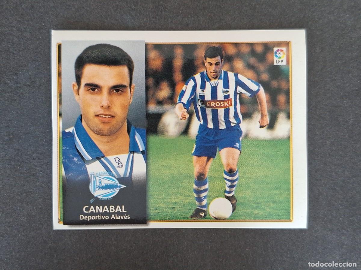 Cromos de f&uacute;tbol: L4 CANABAL DEPORTIVO ALAVES LIGA ESTE 1998 1999 98 99 NUNCA PEGADO SIN PEGAR
