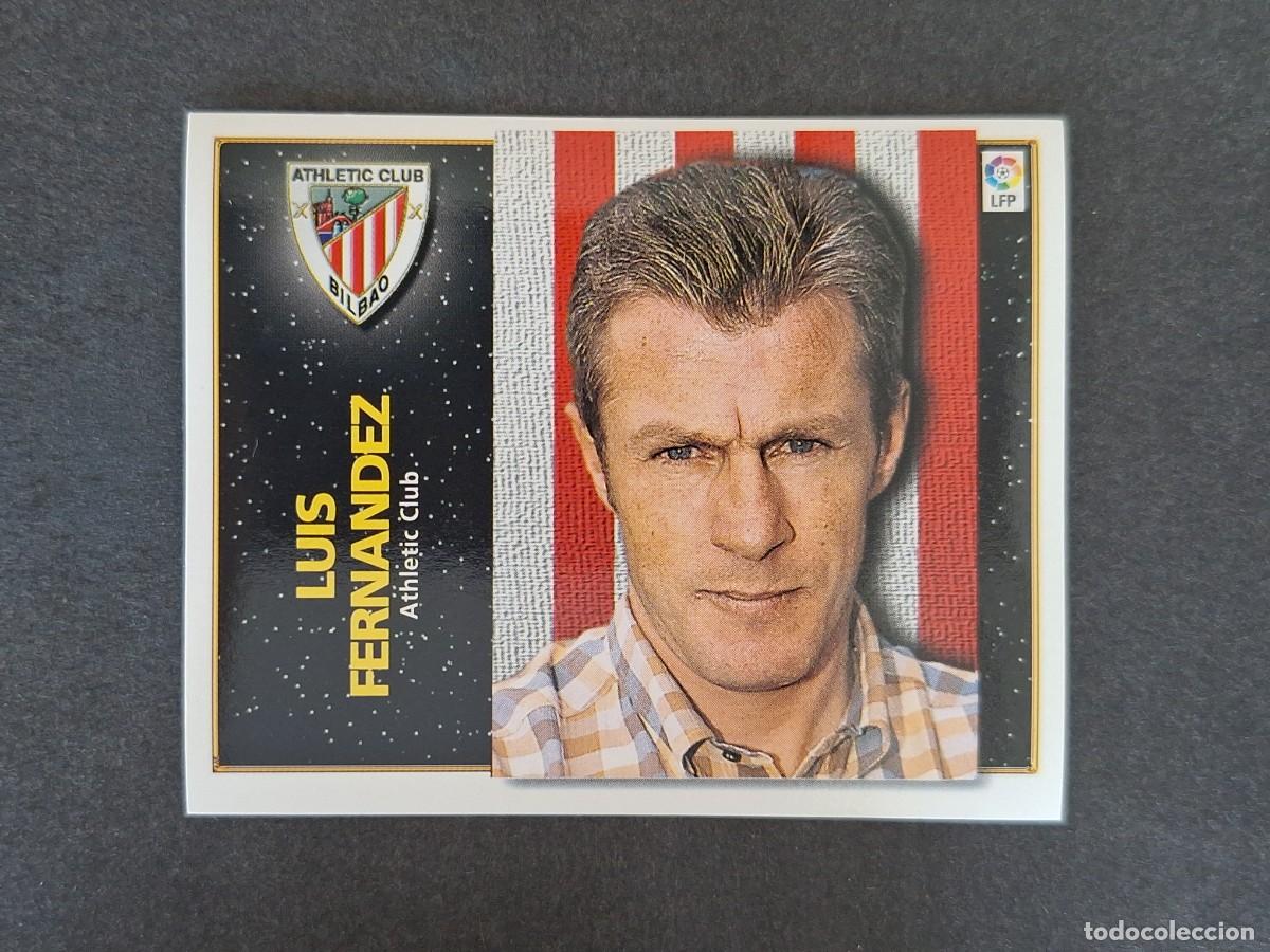 Cromos de f&uacute;tbol: L4 LUIS FERNANDEZ ENTRENADOR ATHLETIC DE BILBAO LIGA ESTE 1998 1999 98 99 NUNCA PEGADO SIN PEGAR