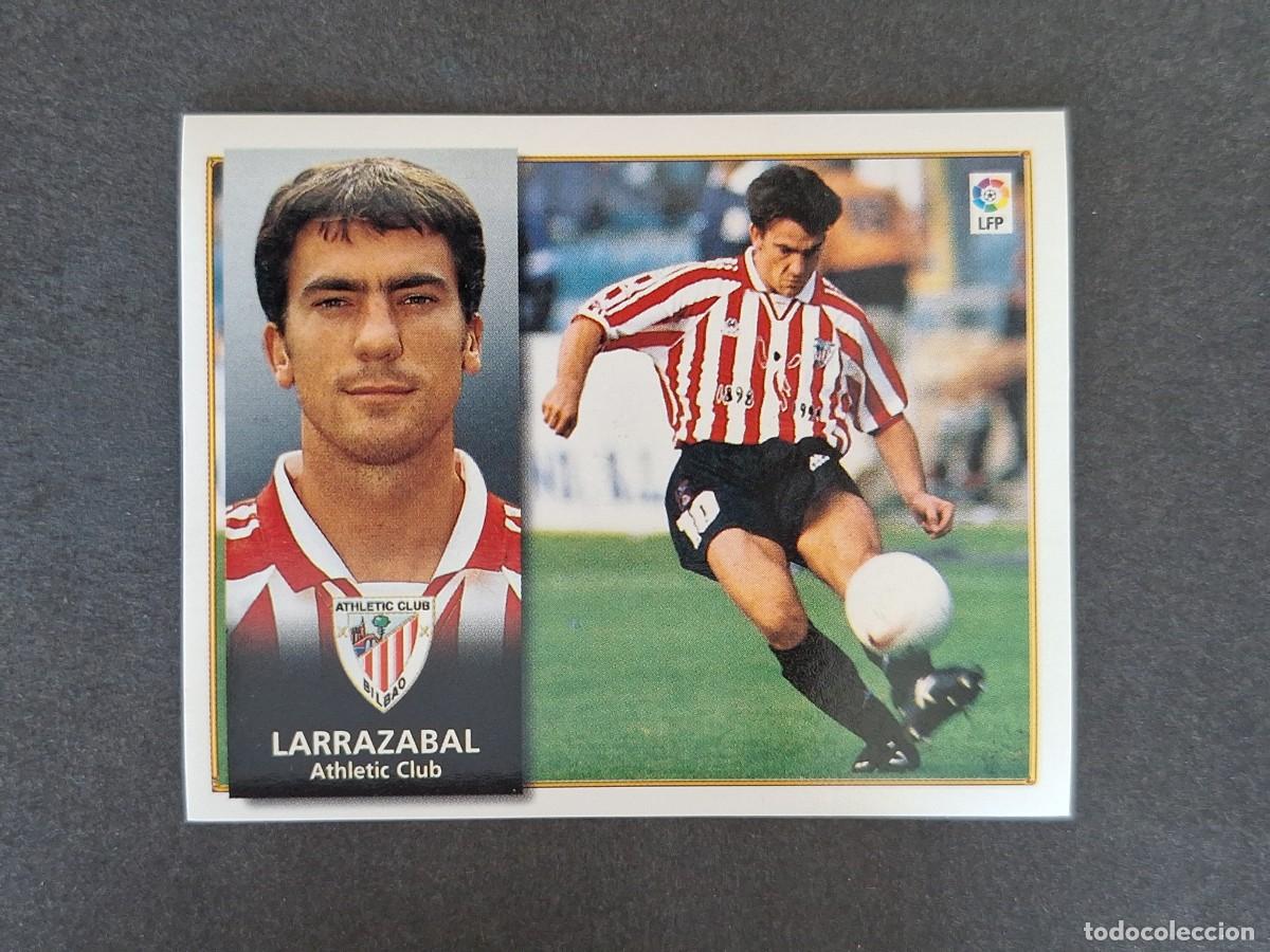 Cromos de f&uacute;tbol: L4 LARRAZABAL ATHLETIC CLUB DE BILBAO LIGA ESTE 1998 1999 98 99 NUNCA PEGADO SIN PEGAR
