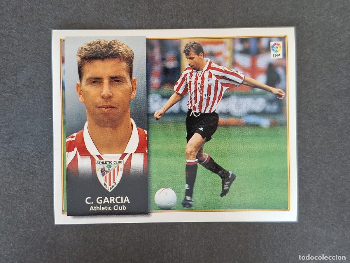 Cromos de f&uacute;tbol: L4 CARLOS GARCIA ATHLETIC CLUB DE BILBAO LIGA ESTE 1998 1999 98 99 NUNCA PEGADO SIN PEGAR
