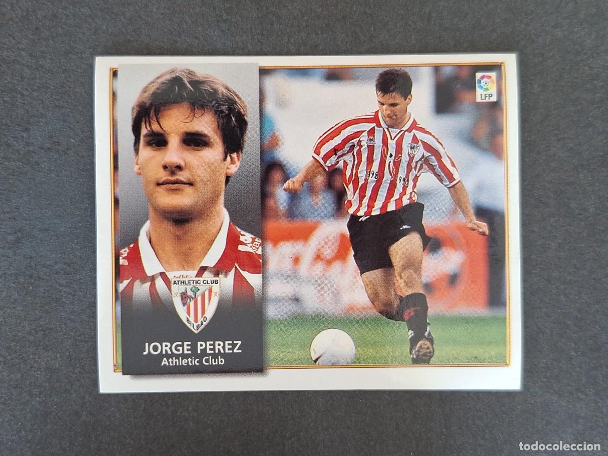 Cromos de f&uacute;tbol: L4 JORGE PEREZ ATHLETIC CLUB DE BILBAO LIGA ESTE 1998 1999 98 99 NUNCA PEGADO SIN PEGAR