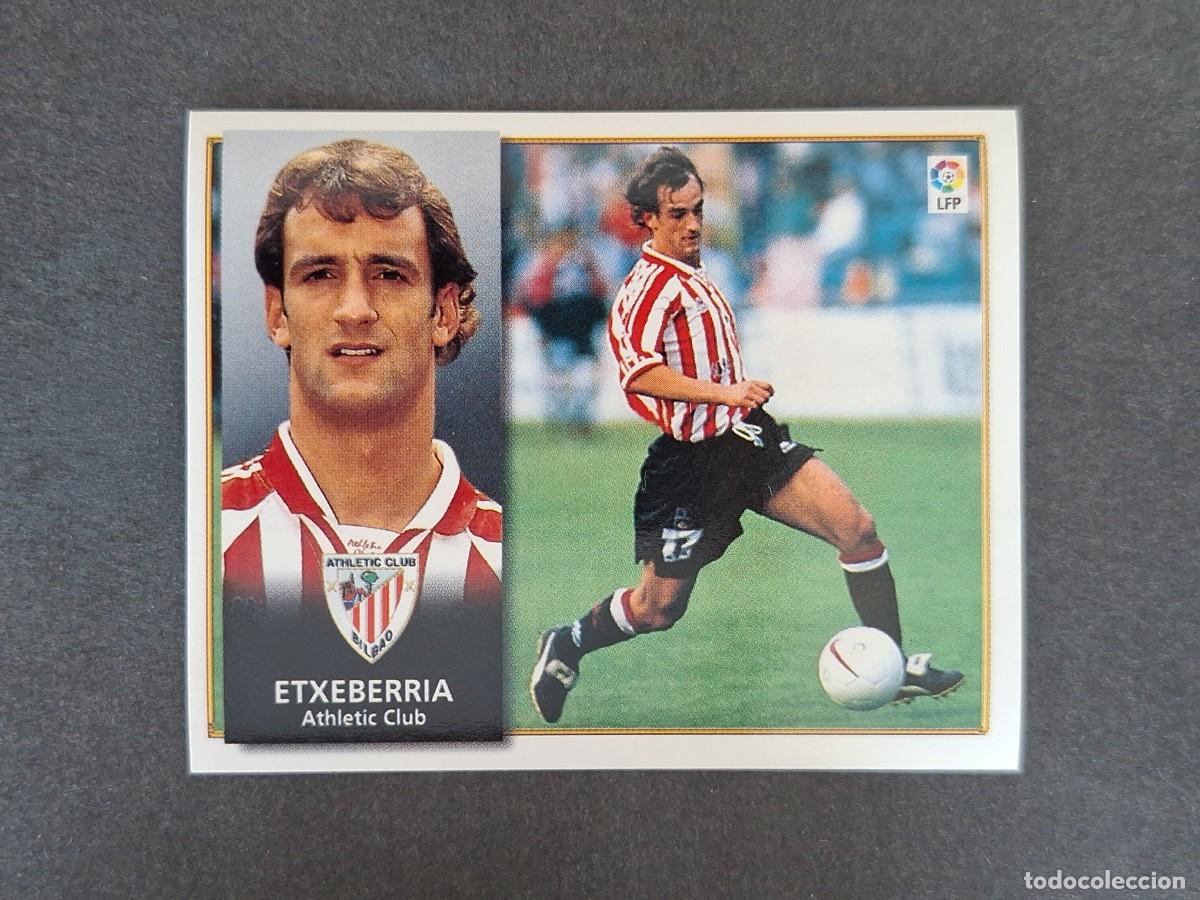 Cromos de f&uacute;tbol: L4 ETXEBERRIA ATHLETIC CLUB DE BILBAO LIGA ESTE 1998 1999 98 99 NUNCA PEGADO SIN PEGAR