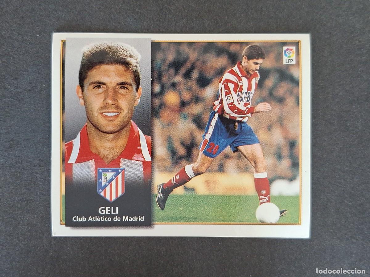 Cromos de f&uacute;tbol: L4 GELI ATLETICO DE MADRID LIGA ESTE 1998 1999 98 99 NUNCA PEGADO SIN PEGAR