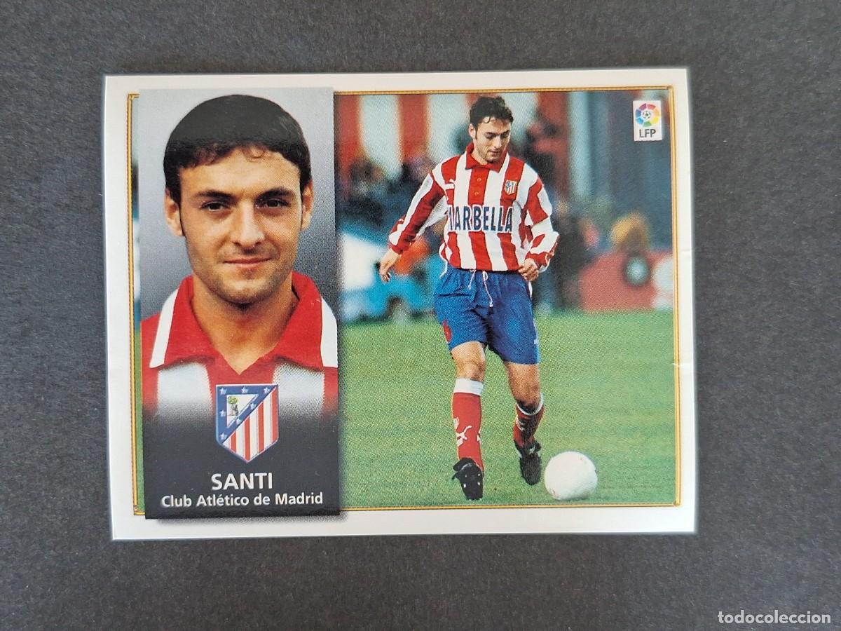 Cromos de f&uacute;tbol: L4 SANTI ATLETICO DE MADRID LIGA ESTE 1998 1999 98 99 NUNCA PEGADO SIN PEGAR