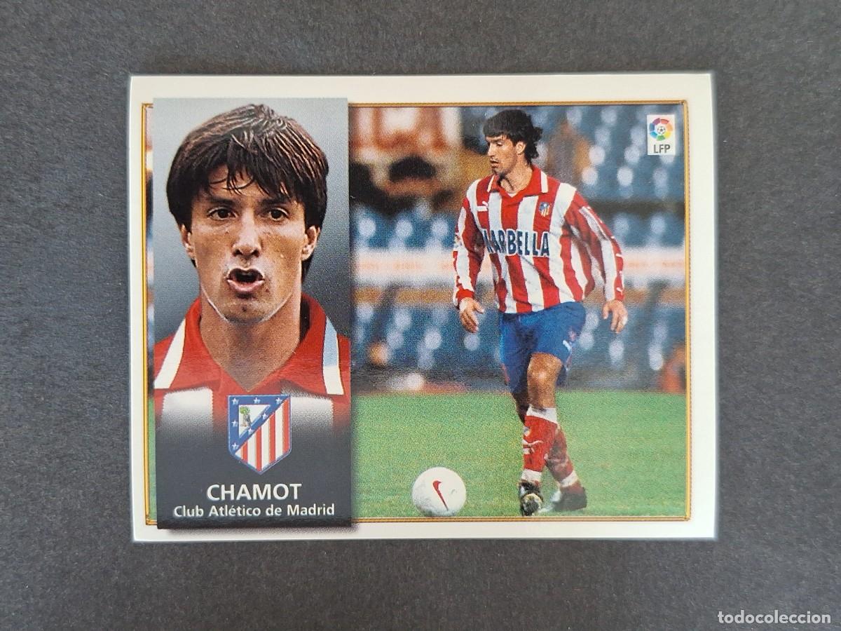Cromos de f&uacute;tbol: L4 CHAMOT ATLETICO DE MADRID LIGA ESTE 1998 1999 98 99 NUNCA PEGADO SIN PEGAR