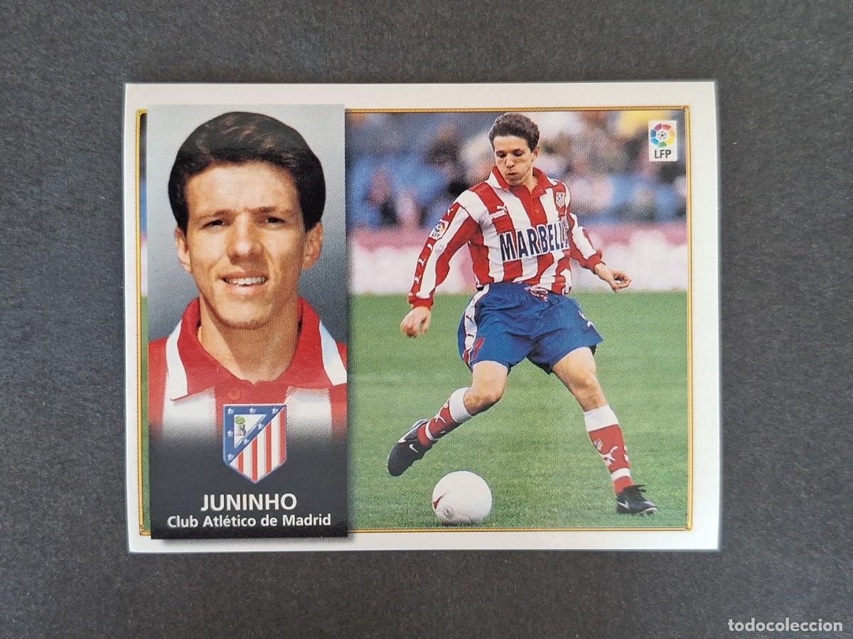 Cromos de f&uacute;tbol: L4 JUNINHO ATLETICO DE MADRID LIGA ESTE 1998 1999 98 99 NUNCA PEGADO SIN PEGAR