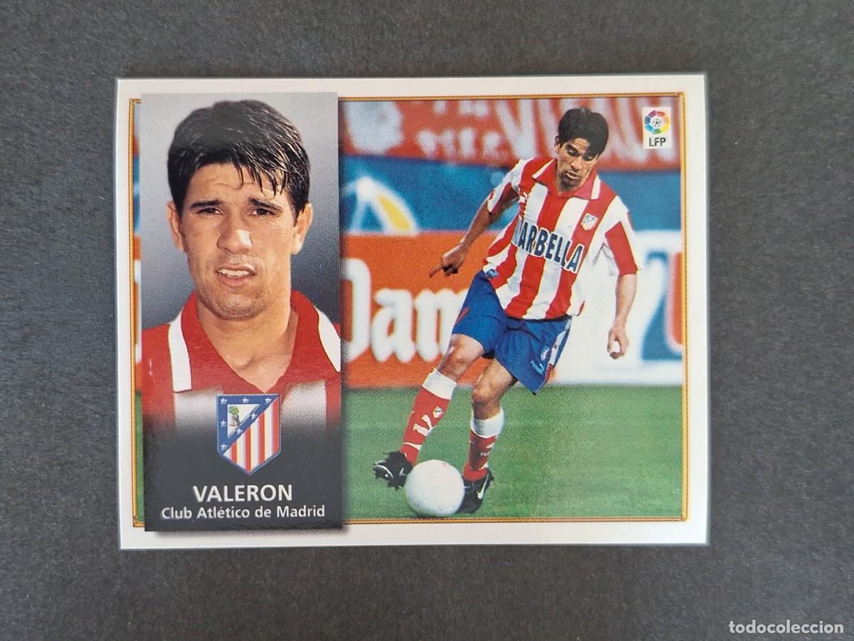 Cromos de f&uacute;tbol: L4 VALERON ATLETICO DE MADRID LIGA ESTE 1998 1999 98 99 NUNCA PEGADO SIN PEGAR
