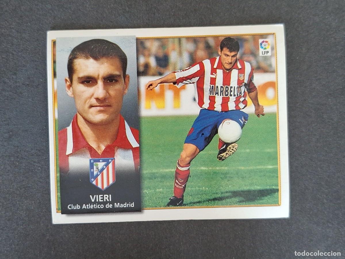 Cromos de f&uacute;tbol: L4 VIERI ATLETICO DE MADRID LIGA ESTE 1998 1999 98 99 NUNCA PEGADO SIN PEGAR