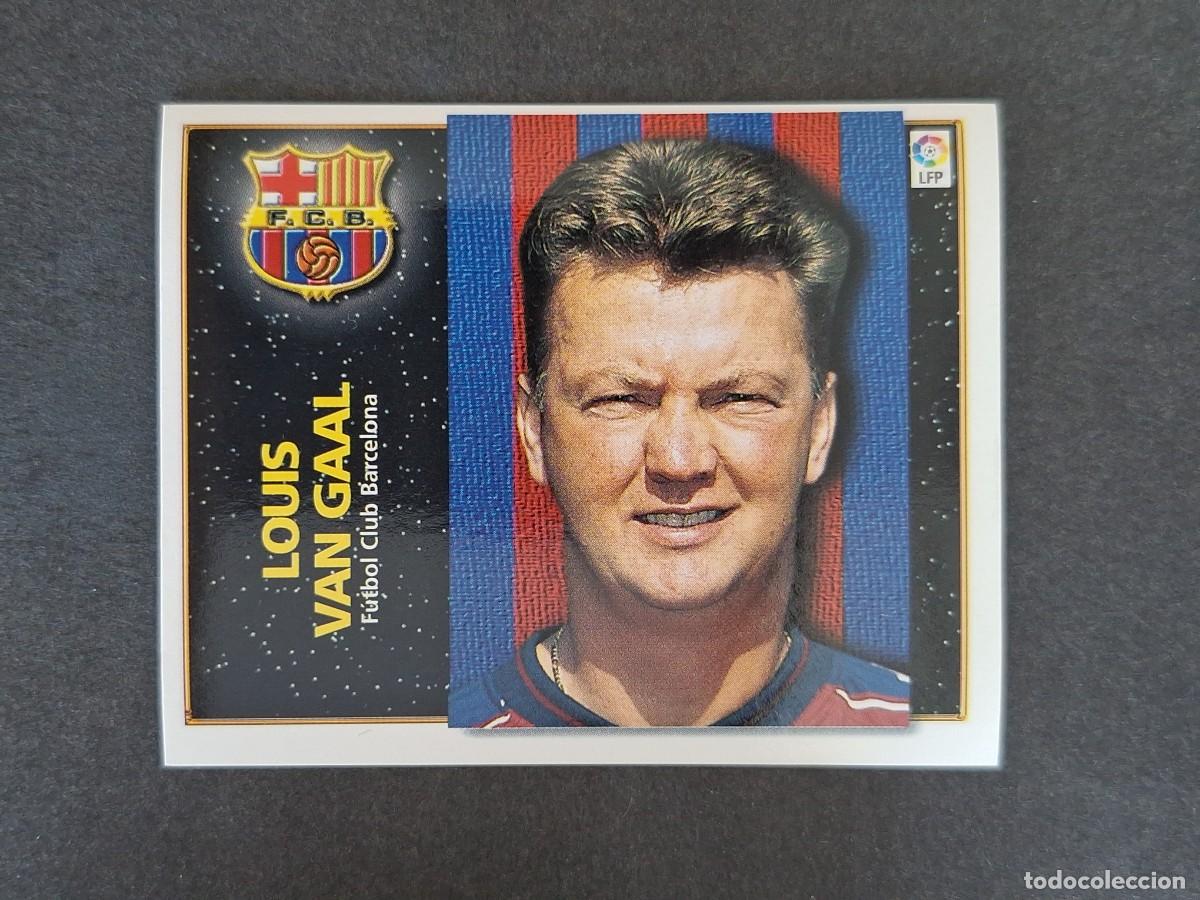 Cromos de f&uacute;tbol: L4 LOUIS VAN GAAL ENTRENADOR F. C. BARCELONA LIGA ESTE 1998 1999 98 99 NUNCA PEGADO SIN PEGAR