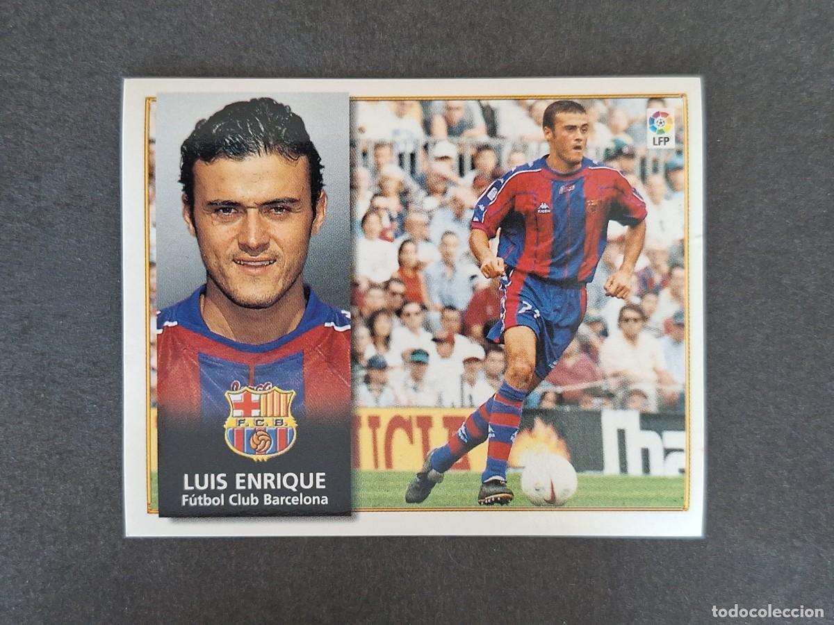 Cromos de f&uacute;tbol: L4 LUIS ENRIQUE F. C. BARCELONA LIGA ESTE 1998 1999 98 99 NUNCA PEGADO SIN PEGAR