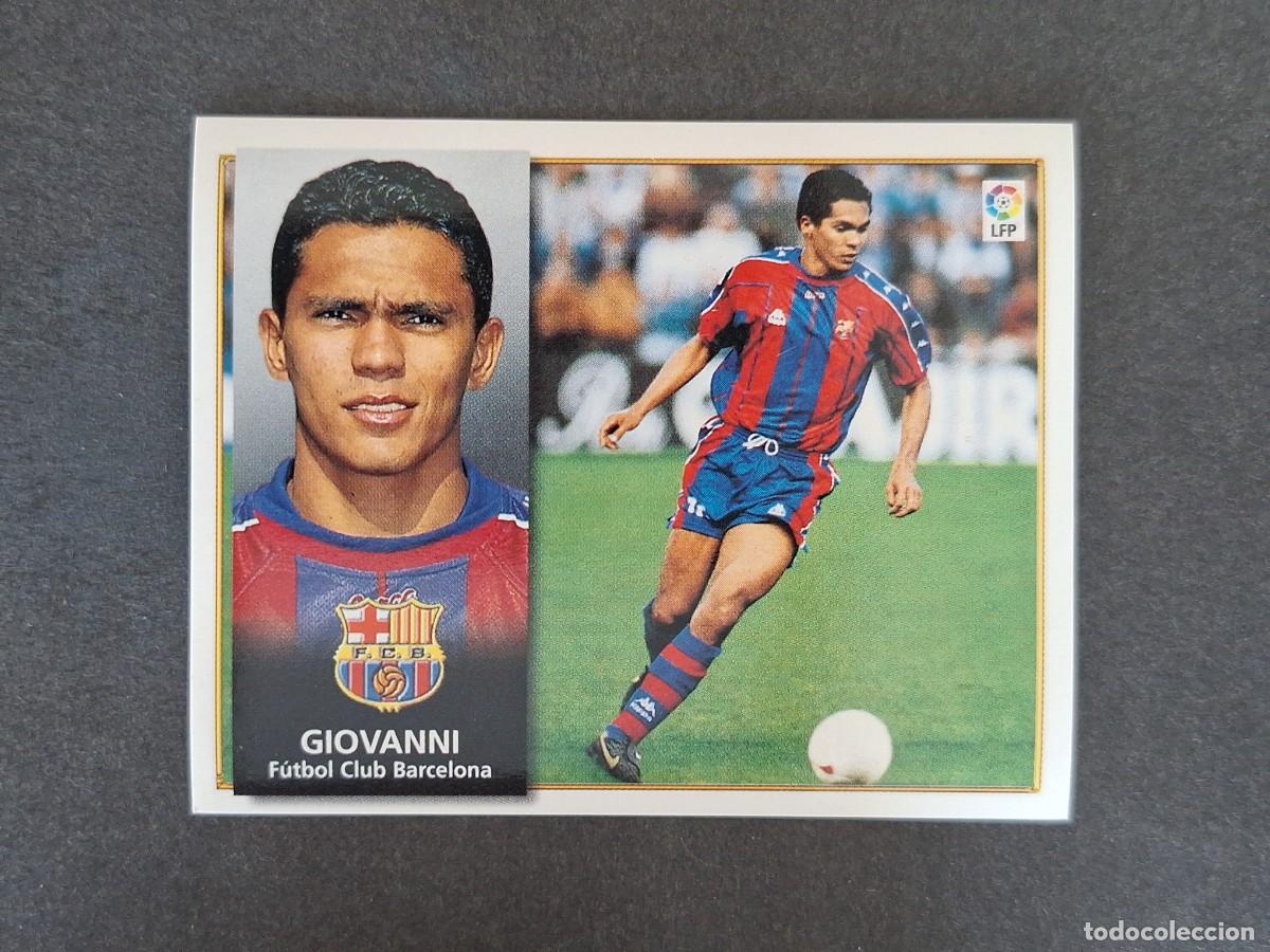 Cromos de f&uacute;tbol: L4 GIOVANNI F. C. BARCELONA LIGA ESTE 1998 1999 98 99 NUNCA PEGADO SIN PEGAR